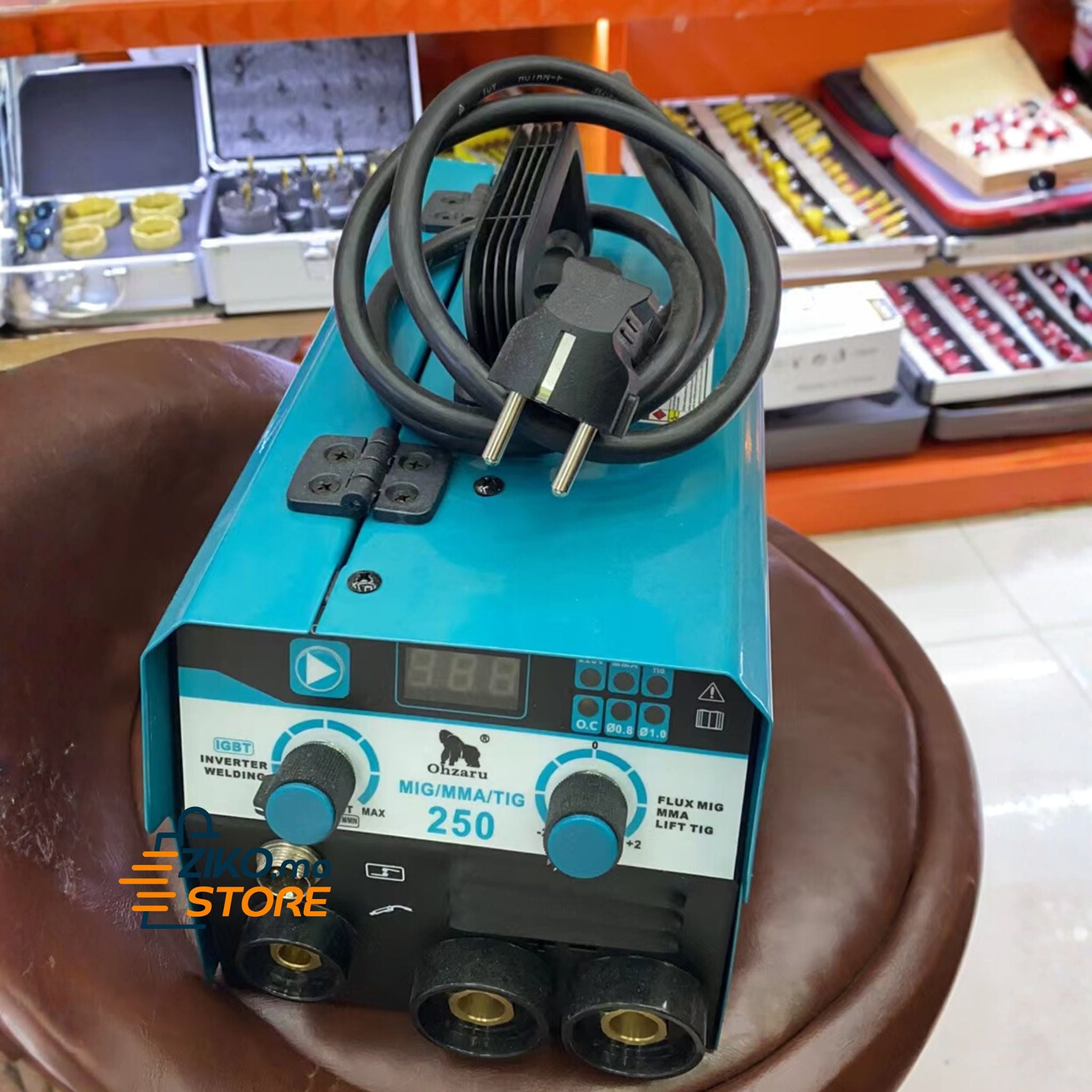 Poste à Souder Inverter 3-en-1 MIG (Sans Gaz) / MMA / TIG Lift 300A