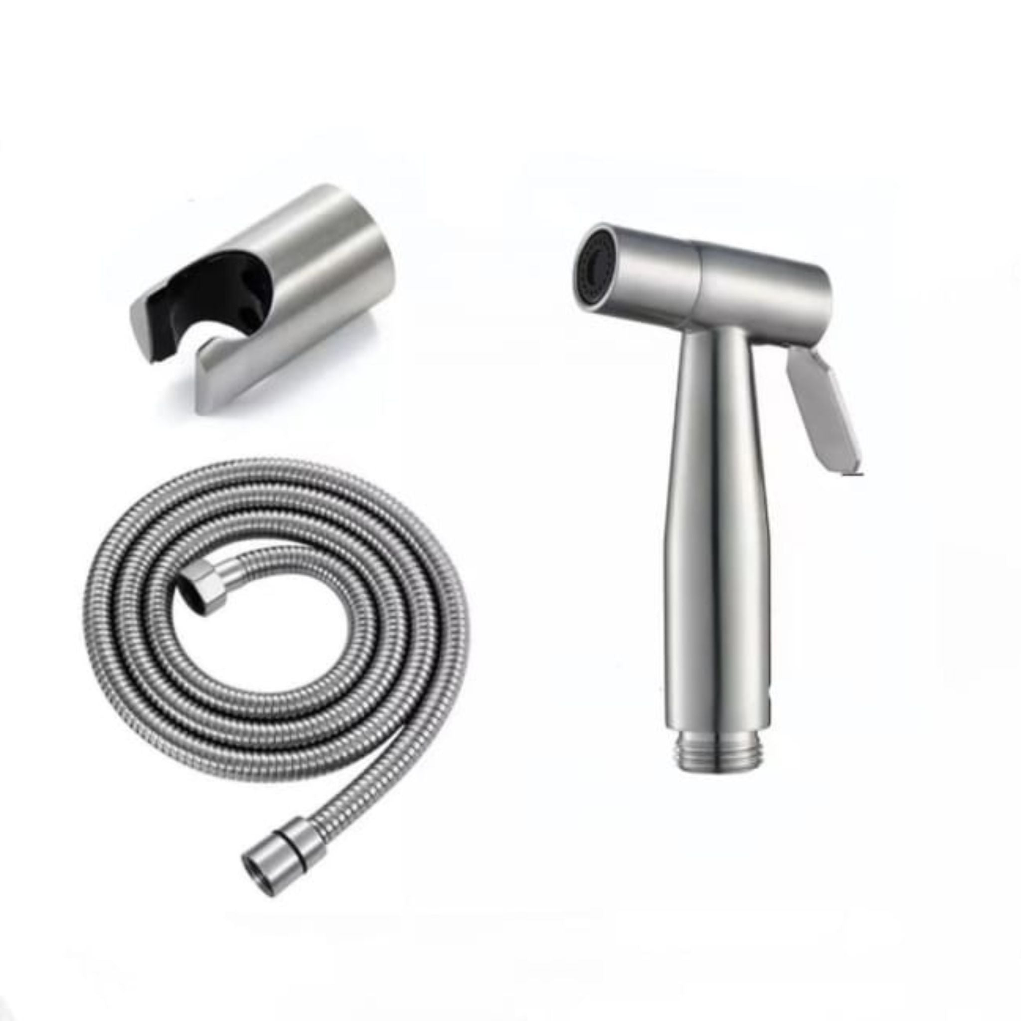 Pulvérisateur Bidet à Main en Acier Inoxydable avec Pression d'Eau Réglable