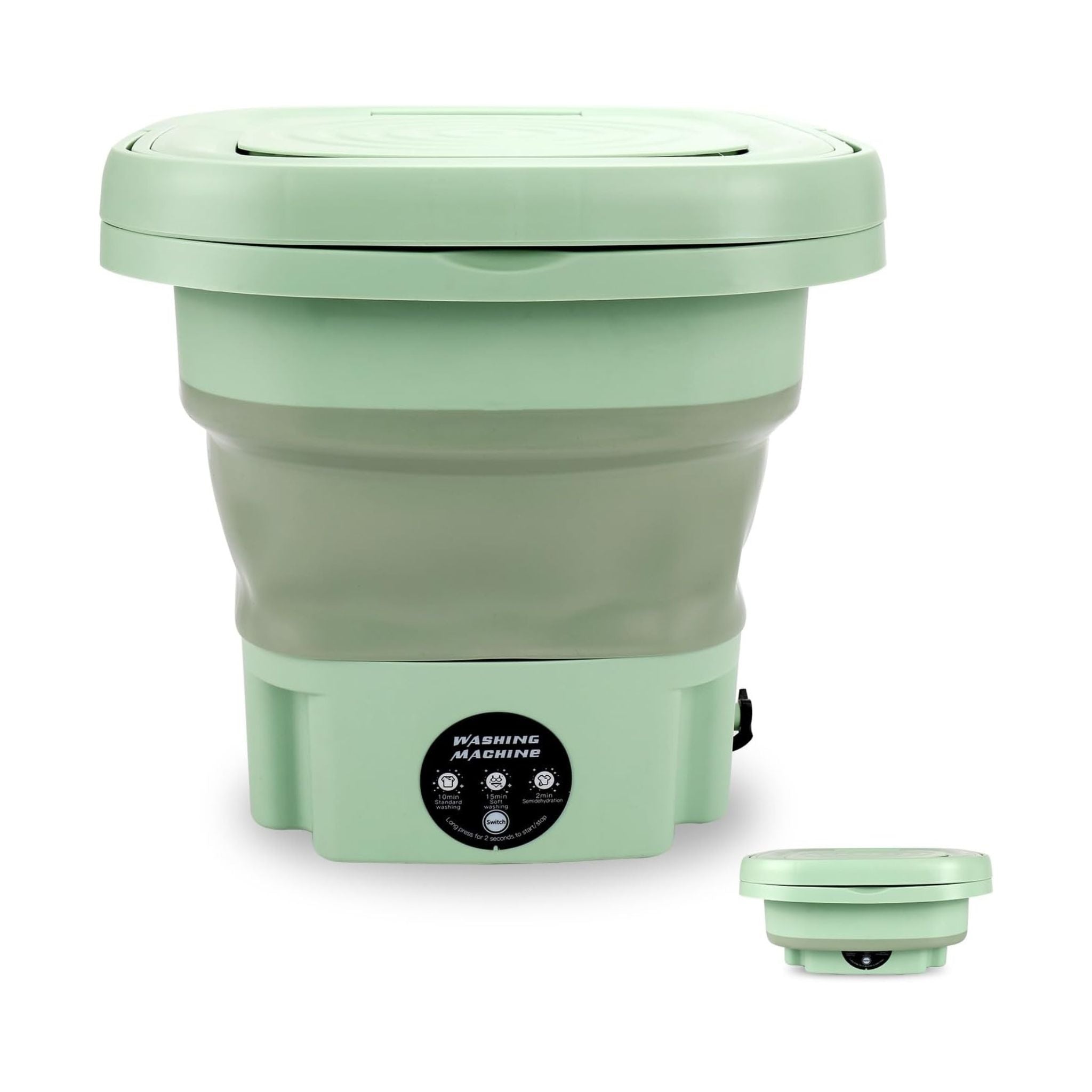 Mini Machine à Laver Portable et Pliable 8L avec Essorage et Stérilisation